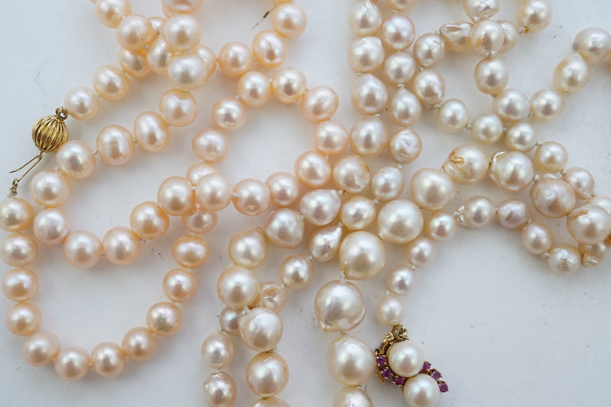 A collection of cultured pearl jewels